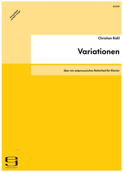 Variationen für Klavier (1991) Variationen für Klavier (1991)
