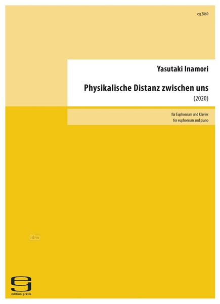 Physikalische Distanz zwischen uns für Euphonium und Klavier (2020)