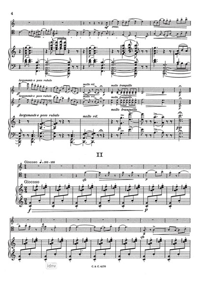 Suite Op. 89 für Violine, Violoncello und Klavier Suite Op. 89 für Violine, Violoncello und Klavier