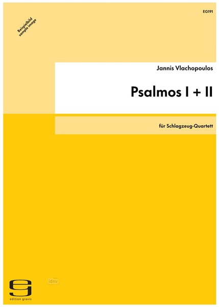 Psalmos I + II für Schlagzeug-Quartett (1988/89)