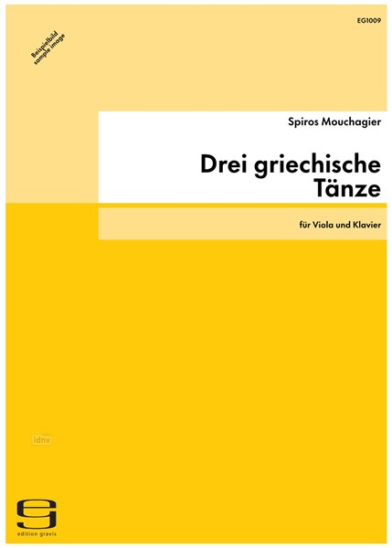 Drei griechische Tänze für Viola und Klavier (2005)