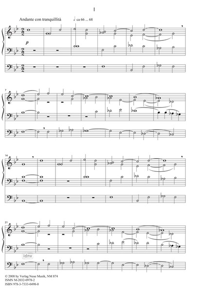 Drei kleine Stücke für Orgel Drei kleine Stücke für Orgel