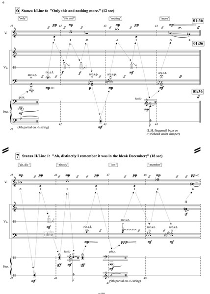 Raven Mantra für Sopran, Violoncello, Klavier und Stoppuhr (2012) Raven Mantra für Sopran, Violoncello, Klavier und Stoppuhr (2012)