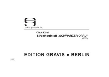 Streichquintett >Schwarzer Opal< für Streichquintett (2000)