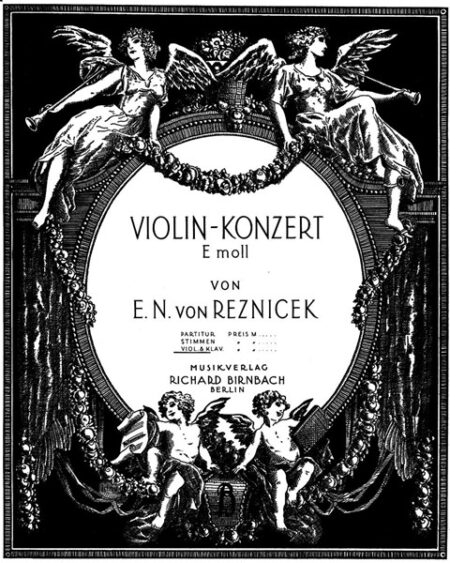 Violin-Konzert E-Moll für Violine und Klavier
