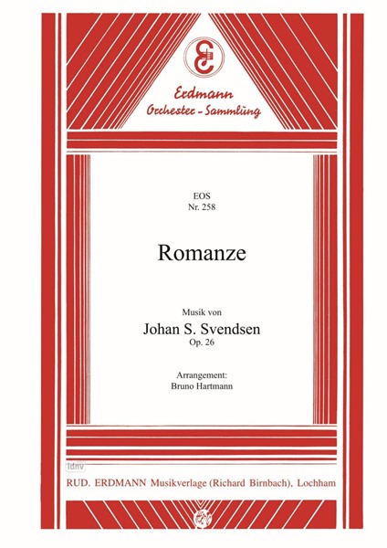 Romanze für Salon-Orchester op. 26
