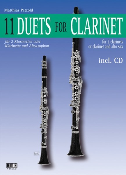 11 Duets for Clarinet für 2 Klarinetten oder Klarinette und Altsaxophon