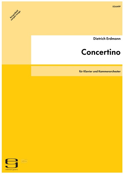 Concertino für Klavier und Kammerorchester (1956)