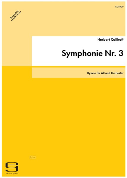 Symphonie Nr. 3 für Alt und Orchester (1995-97)