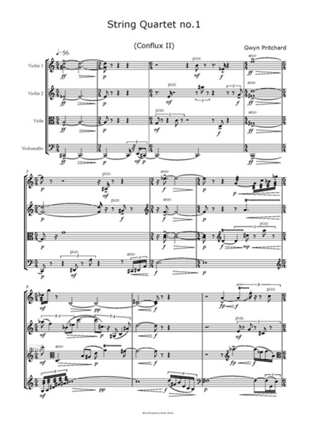String Quartet No. 1 für Streichquartett (2011/2019) String Quartet No. 1 für Streichquartett (2011/2019)