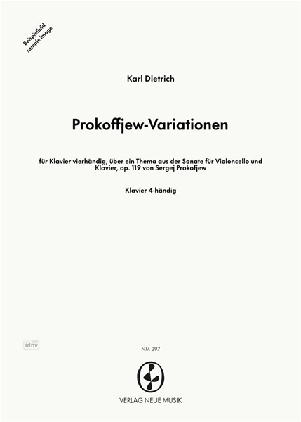 Prokoffjew-Variationen für Klavier vierhändig