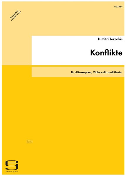 Konflikte für Altsaxophon, Violoncello und Klavier (1996)