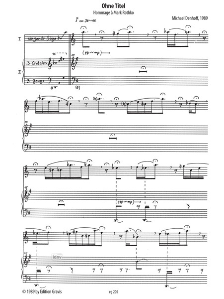 Ohne Titel für singende Säge (1989) Ohne Titel für singende Säge (1989)