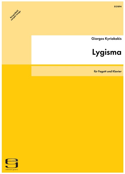 Lygisma für Fagott und Klavier (2005)