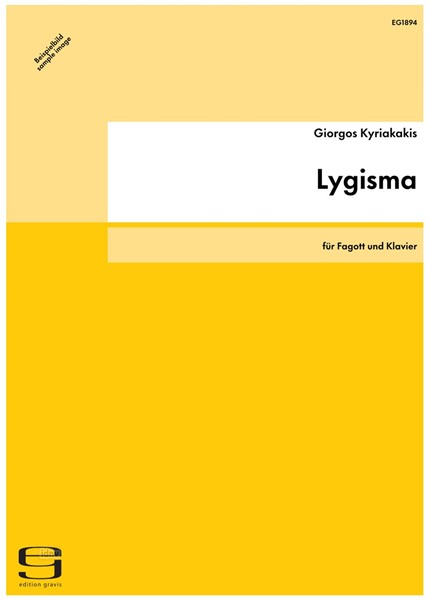 Lygisma für Fagott und Klavier (2005) Lygisma für Fagott und Klavier (2005)
