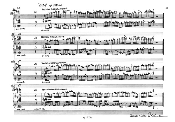 The Piano Quartet the Late 92 für vier Klaviere (1993) The Piano Quartet the Late 92 für vier Klaviere (1993)
