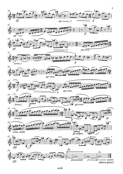 La Solitude du Pierrot für Klarinette/Bassklarinette solo op. 48 (1996) La Solitude du Pierrot für Klarinette/Bassklarinette solo op. 48 (1996)