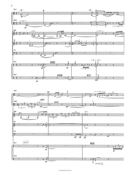 Für J.A.R. für 2 Violen, Klarinette, Horn, Tuba und Schlagzeug(2) Für J.A.R. für 2 Violen, Klarinette, Horn, Tuba und Schlagzeug(2)