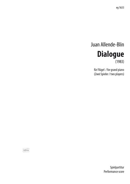 Dialogue für Flügel (1983) Dialogue für Flügel (1983)