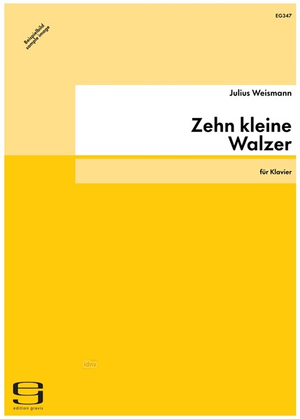 Zehn kleine Walzer für Klavier op. 59 (1915)