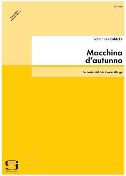 Macchina d’autunno für Klavierklänge (1982)