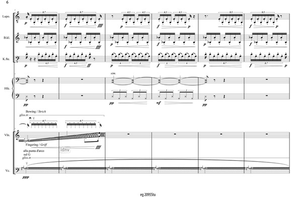 Divide et Impera für Lupophon, Bassklarinette, Kontraforte, Harfe, Violine, Violoncello (2013) Divide et Impera für Lupophon, Bassklarinette, Kontraforte, Harfe, Violine, Violoncello (2013)