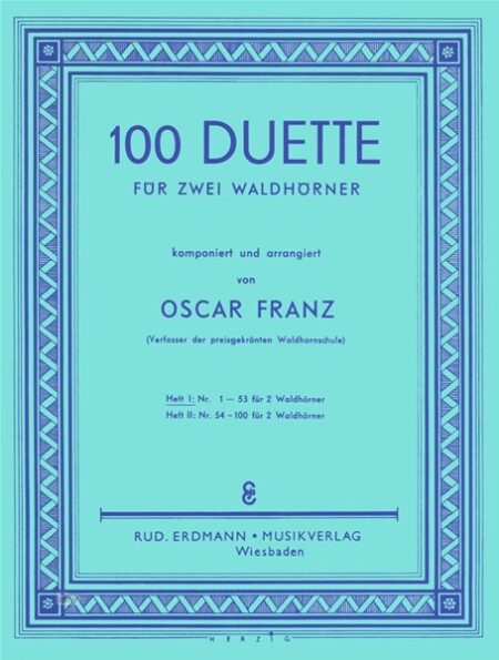 100 Duette für 2 Waldhörner