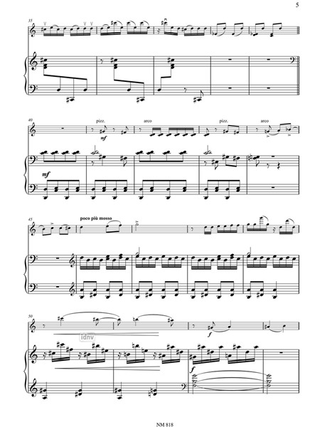 Capriccio für Violine und Klavier Capriccio für Violine und Klavier