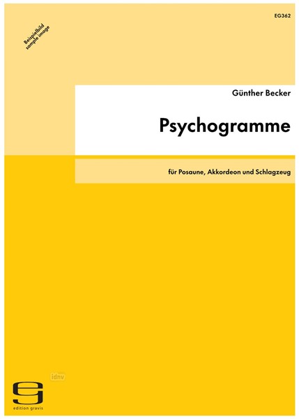 Psychogramme für Posaune, Akkordeon und Schlagzeug (1992)