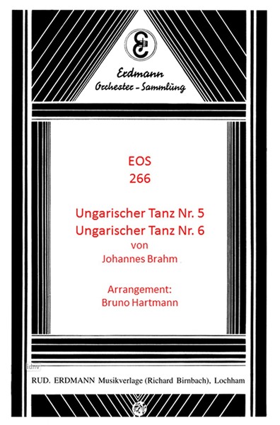 Ungarischer Tanz 5+6 für Salon-Orchester