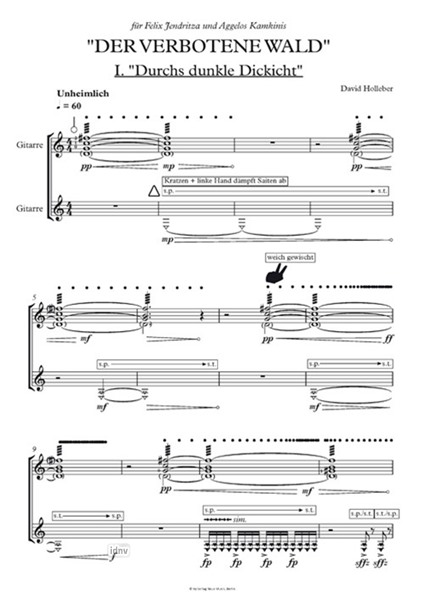 Der verbotene Wald für zwei Gitarren (2017) Der verbotene Wald für zwei Gitarren (2017)