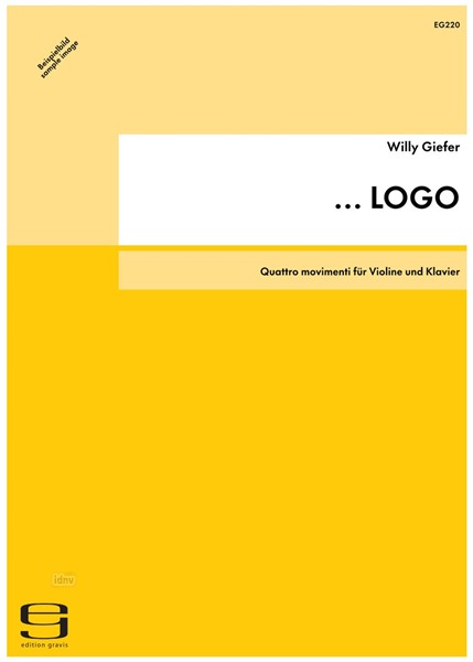 ... LOGO für Violine und Klavier (1988)