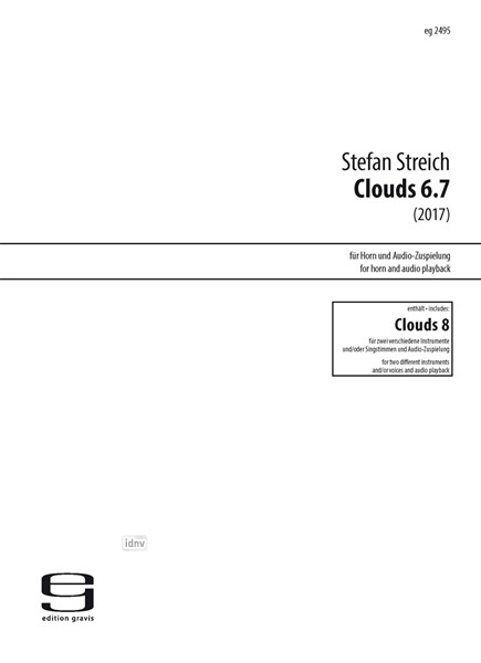 Clouds 6.7 für Horn und Audio-Zuspielung (2017)