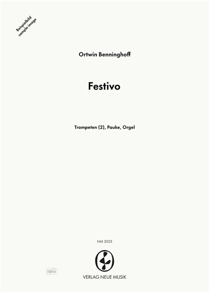 Festivo für 2 Trompeten, Pauken und Orgel