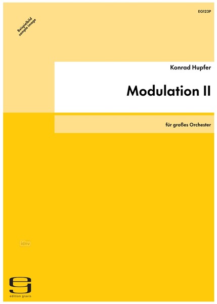 Modulation II für großes Orchester (1984) Modulation II für großes Orchester (1984)