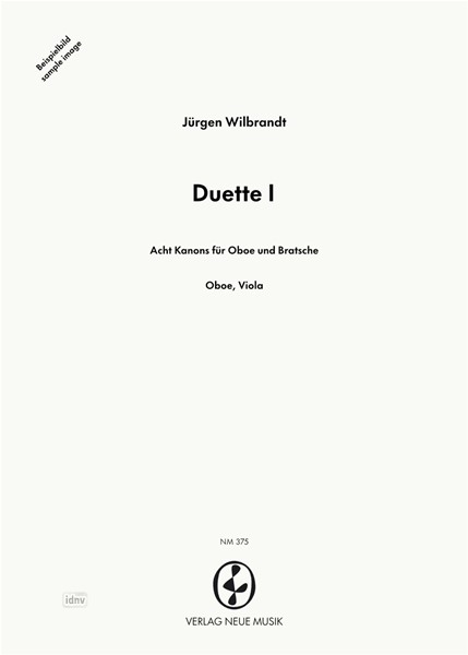 Duette I für Oboe und Bratsche