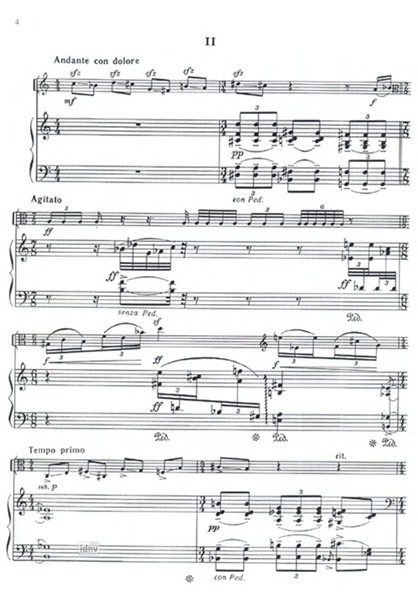 Tre Fogli(e) für Viola und Klavier (1992) Tre Fogli(e) für Viola und Klavier (1992)