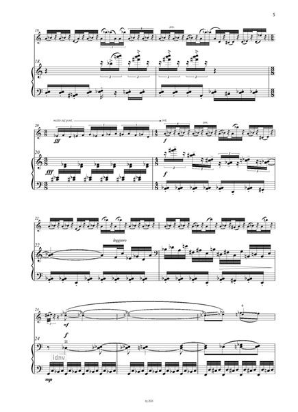 Motus intervallorum für Violine und Klavier (2020)