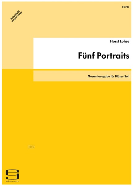 Fünf Portraits für Bläser-Soli (1991)