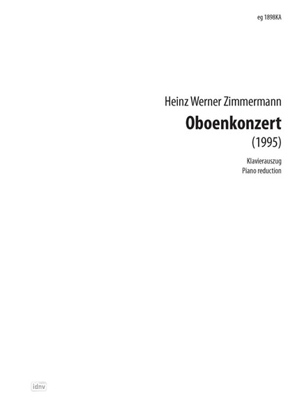 Oboenkonzert für Oboe und Orchester (1995)