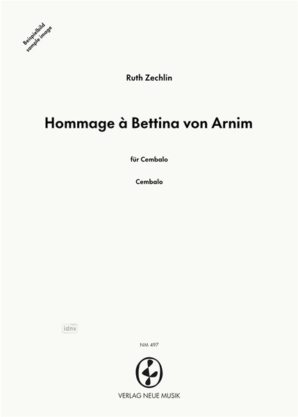 Hommage à Bettina von Arnim für Cembalo