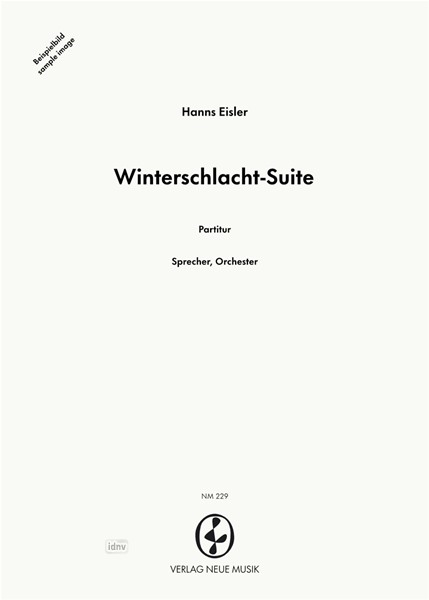 Winterschlacht-Suite für Sprecher und kleines Orcheser