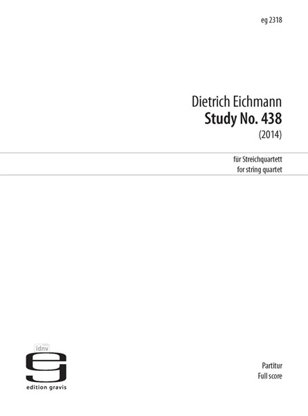 Study No. 438 für Streichquartett (2014)