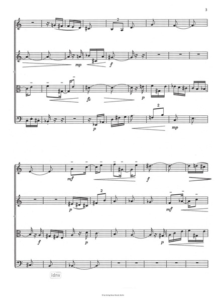 Traumbild (alla Tiento) für Streichquartett Traumbild (alla Tiento) für Streichquartett