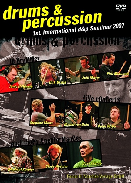 DVD drums & percussion, 1. Internationales d&p Seminar 2007 DVD drums & percussion, 1. Internationales d&p Seminar 2007
