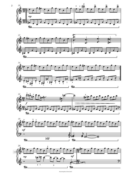 I. Prefuga con ludio – II. Varini. für Klavier (2020) I. Prefuga con ludio – II. Varini. für Klavier (2020)