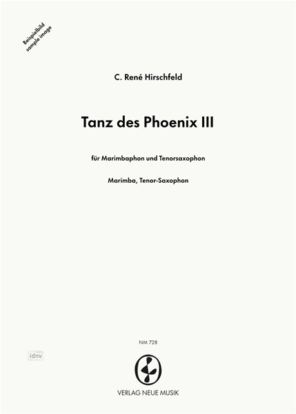 Tanz des Phoenix III für Marimbaphon und Tenorsaxophon