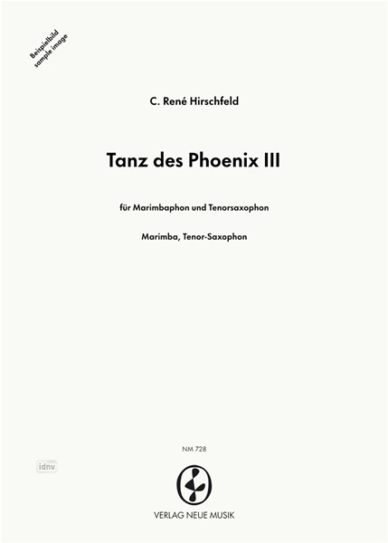 Tanz des Phoenix III für Marimbaphon und Tenorsaxophon