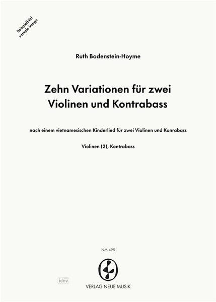 Zehn Variationen für zwei Violinen und Kontrabass