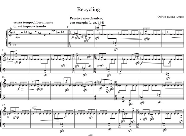 Recycling für Marimbaphon (2017) Recycling für Marimbaphon (2017)
